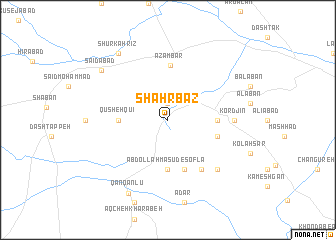 map of Shahrbāz