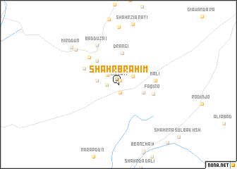 map of Shahr Brāhīm