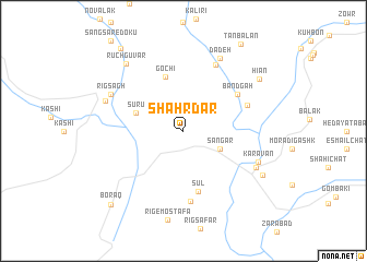 map of Shahr Dar