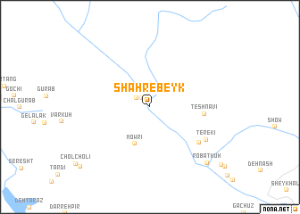 map of Shahr-e Beyk