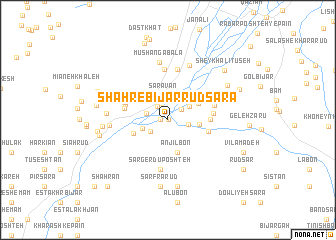 map of Shahr-e Bījār Rūdsarā