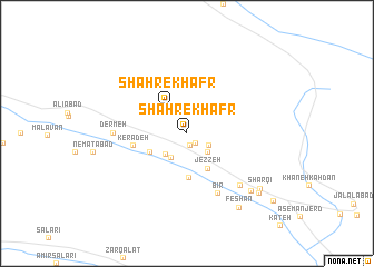 map of Shahr-e Khafr