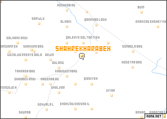 map of Shahr-e Kharābeh