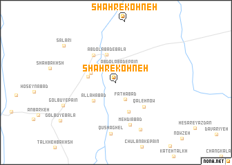 map of Shahr-e Kohneh