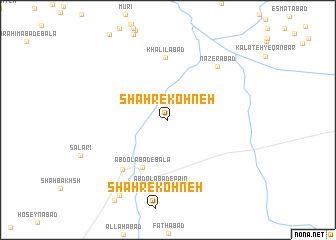 map of Shahr-e Kohneh