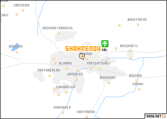 map of Shahr-e Now