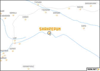 map of Shahr-e Pūm