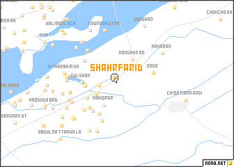 map of Shahr Farīd