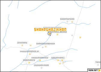 map of Shahr Ghazi Khān