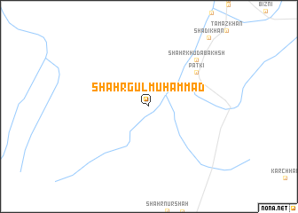 map of Shahr Gul Muhammad