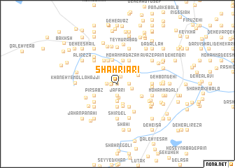 map of Shahrīārī