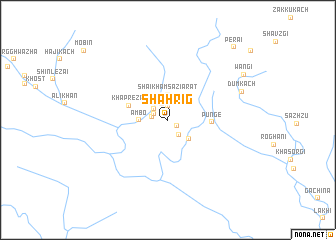map of Shāhrig