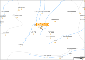 map of Shāhrīk
