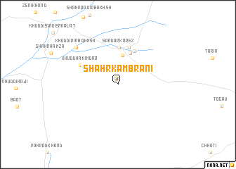 map of Shahr Kambrāni