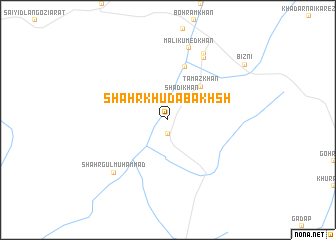 map of Shahr Khuda Bakhsh