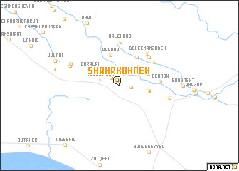 map of Shahr Kohneh