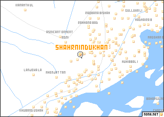 map of Shahr Nindu Khān