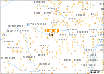 map of Shāhro