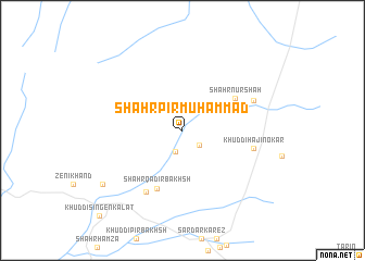 map of Shahr Pīr Muhammad