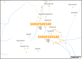 map of Shahr Sardār