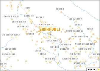 map of Shahrvalī