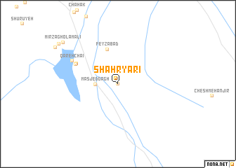 map of Shahryārī