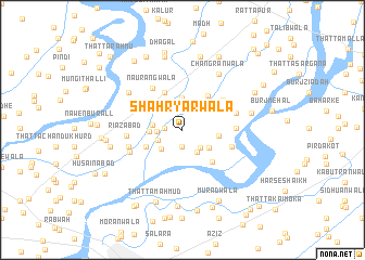 map of Shahr Yārwāla