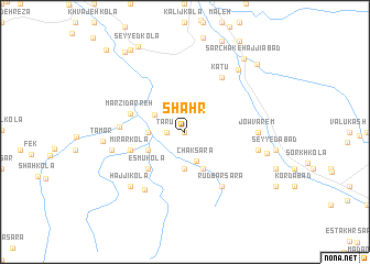 map of Shahr