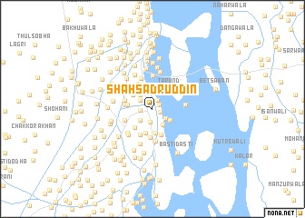 map of Shāh Sadruddīn