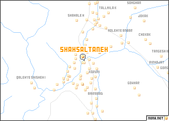 map of Shāh Salţaneh