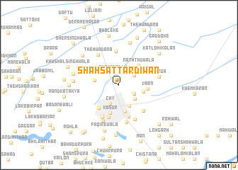 map of Shāh Sattār Dīwān