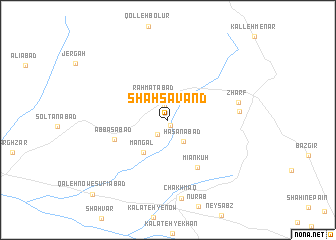 map of Shāhsavand