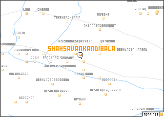 map of Shāhsavan Kandī Bālā