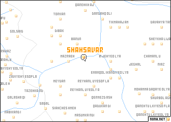 map of Shahsavār