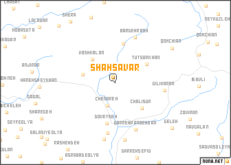 map of Shahsavār