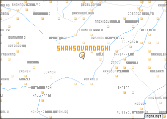 map of Shāhsovan Dāghī