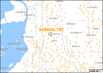 map of Shāh Sultān