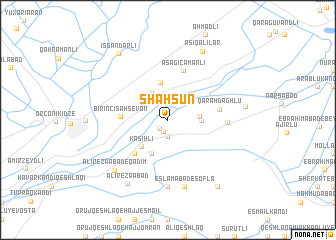 map of Shāhsūn