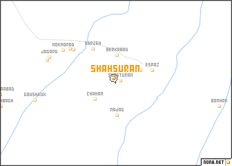 map of Shah Sūrān