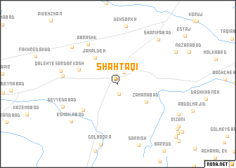 map of Shāh Taqī