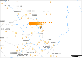 map of Shahuac Pampa