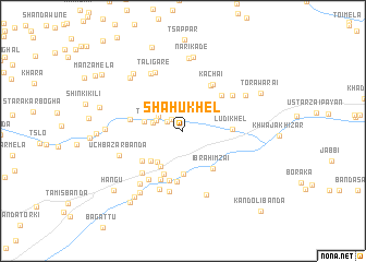 map of Shāhu Khel