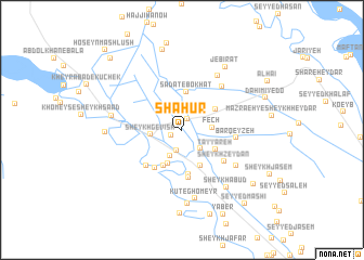 map of Shāhūr