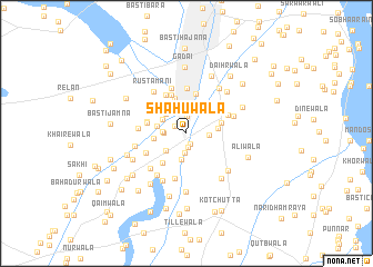 map of Shāhuwāla