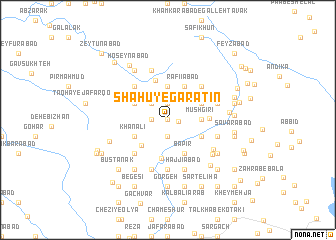 map of Shāhū-ye Garatīn