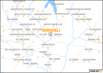 map of Shāh Valī