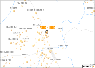 map of Shahvār