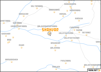 map of Shahvār
