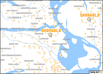 map of Shāhwāla
