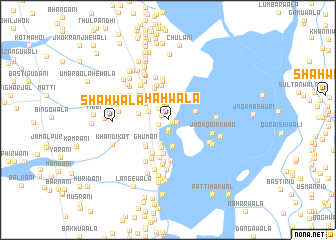 map of Shāhwāla